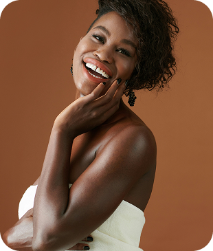 Smiling woman portrait