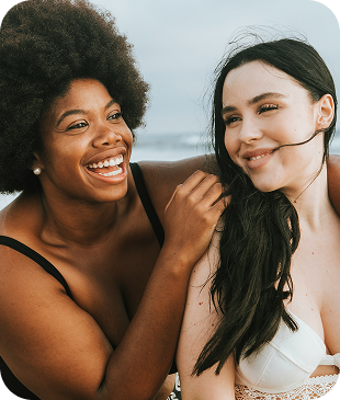 Smiling woman portrait